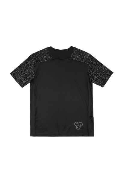 Sombrio Spur 2 Short Sleeve MTB Jersey - Mushroom Black