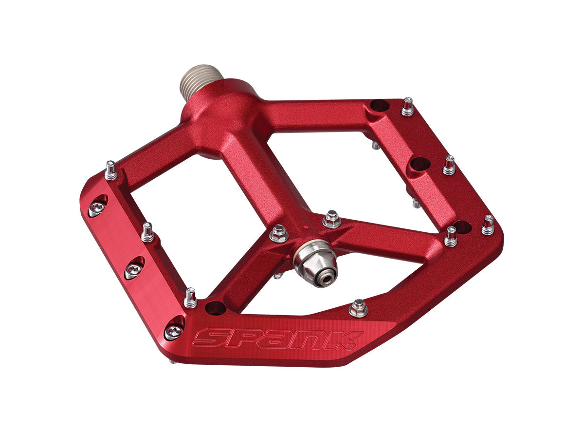 Spank Spike Reboot Pedals - Red Red  