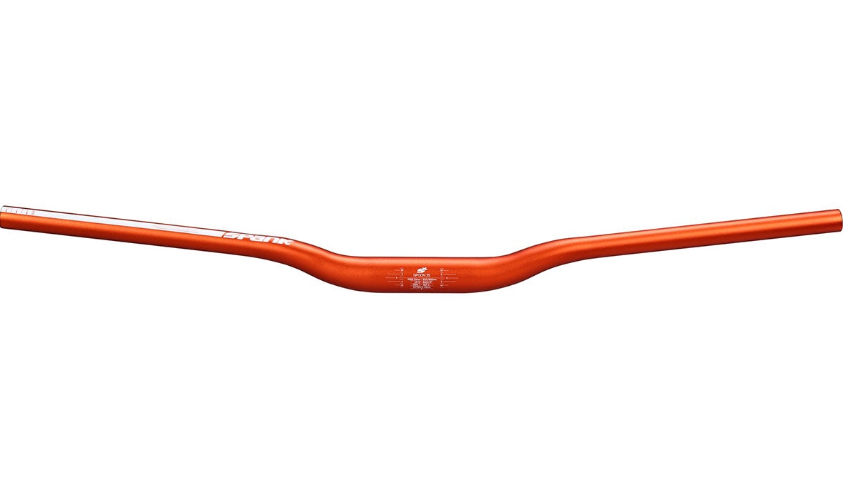 Spank Spoon 35 Riser Handlebar - Orange Orange 35.0mm - 800mm 25mm
