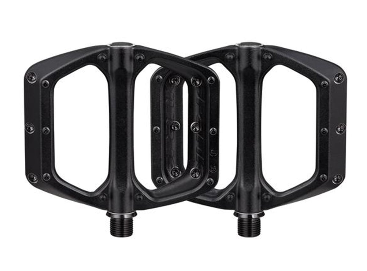 Spank Spoon DC Flat Pedals - Black Black  