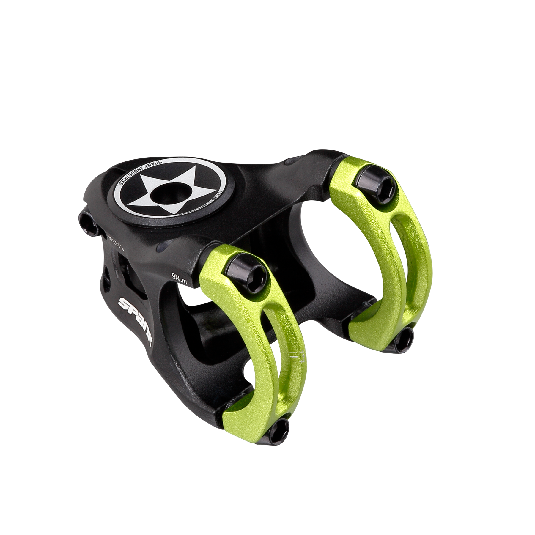 Spank Split 35 Enduro MTB Stem - Green Green 1.1/8" 35mm