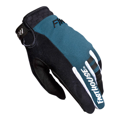 Fasthouse Speed Style Ridgeline MTB Glove - Youth - Indigo-Black - 2022 Indigo - Black Small 