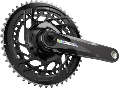 SRAM Force D2 DUB 2x12 Spd Road Crankset - Unicorn Gray-Laser Foil