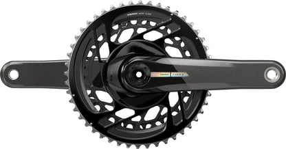 SRAM Force D2 DUB 2x12 Spd Road Crankset - Unicorn Gray-Laser Foil