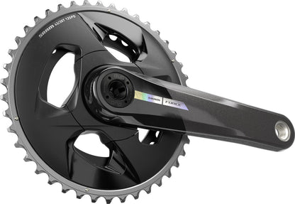 SRAM Force D2 DUB Wide 2x12 Spd Road Crankset - Unicorn Gray-Laser Foil