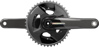 SRAM Force D2 DUB Wide 2x12 Spd Road Crankset - Unicorn Gray-Laser Foil