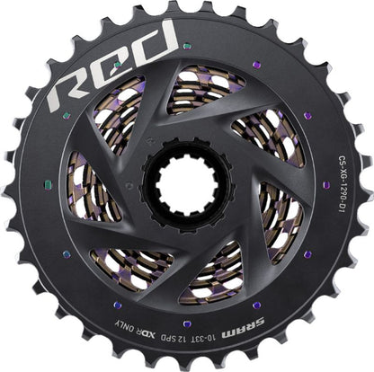 SRAM Red XG-1290 D1 12 Spd Cassette - Rainbow