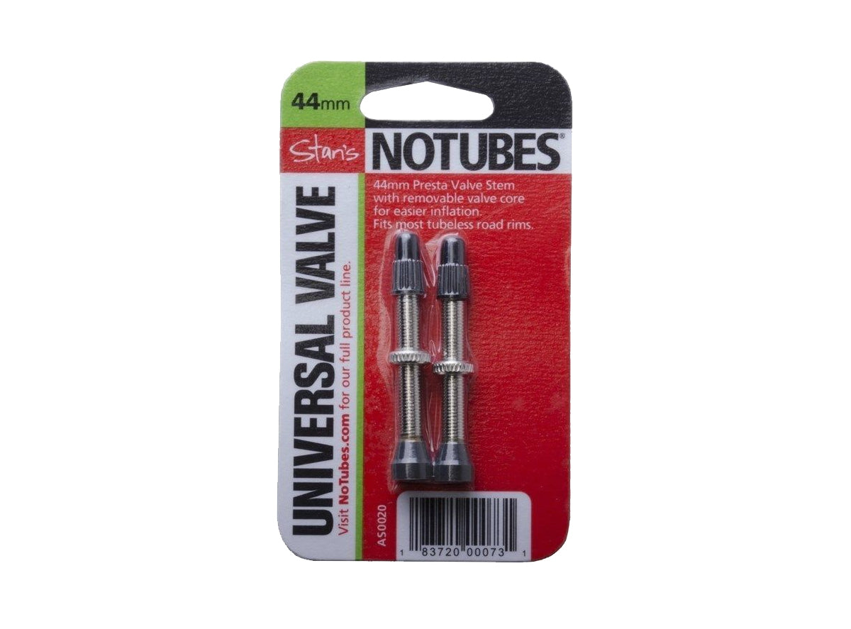 Stans No Tubes Universal 44mm Valve Stem Pair