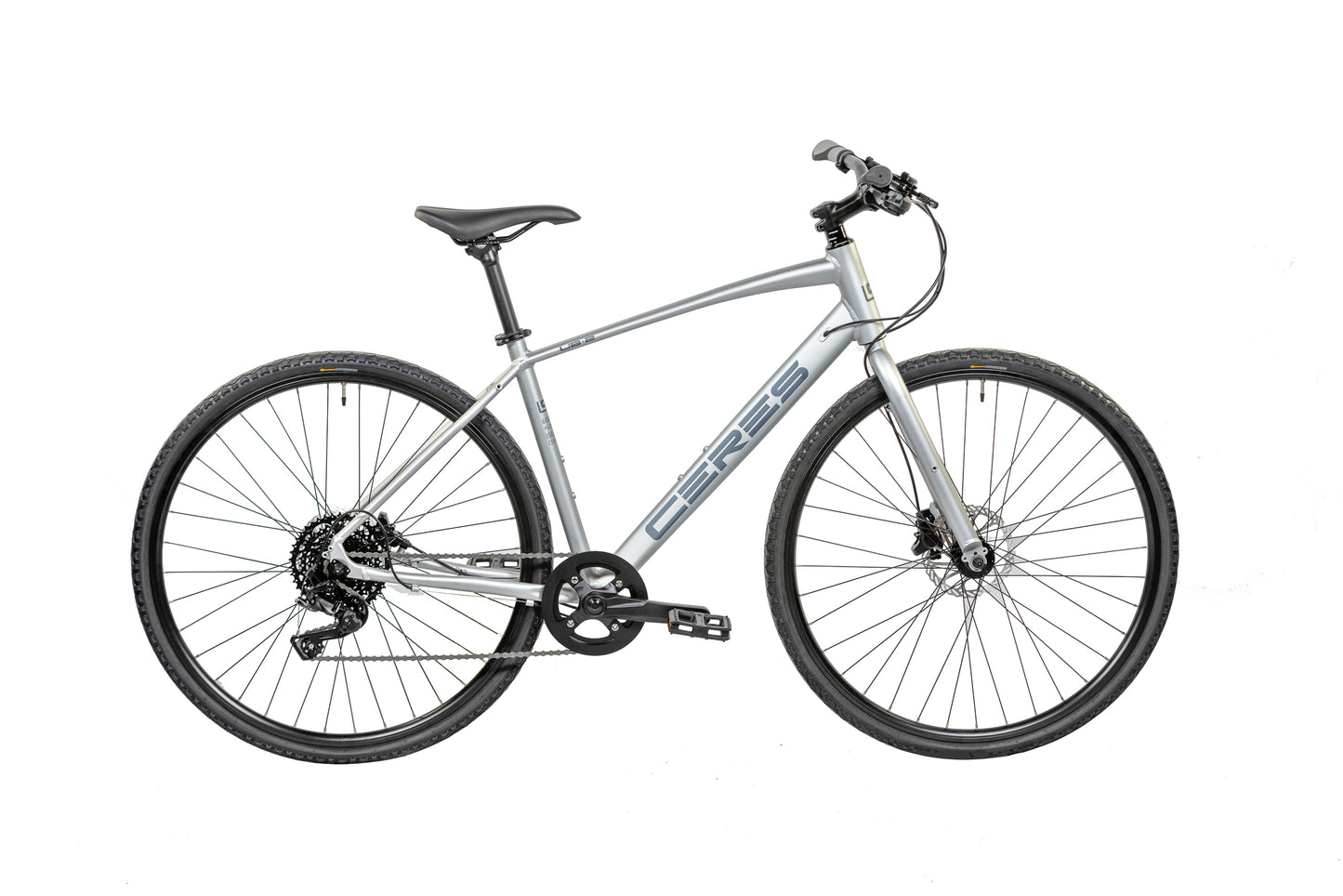 Ceres UB2 700c 9 Spd Hybrid MTB Bike - Gray - 2021 Gray Small 