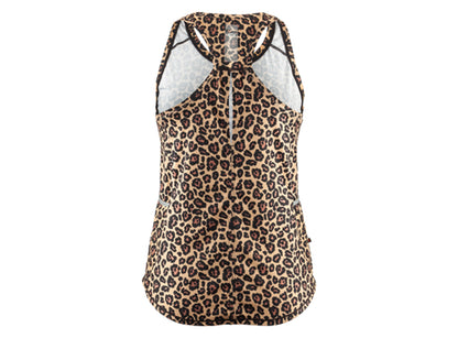 Sugoi Coast Print Tank - Womens - Black-Leopard