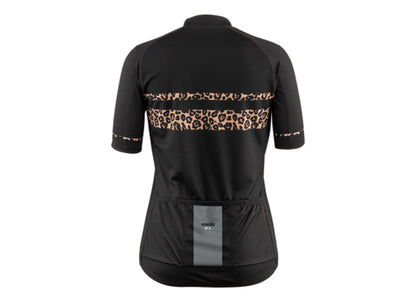 Sugoi Evolution Zap 2 Short Sleeve Jersey - Womens - Black-Leopard