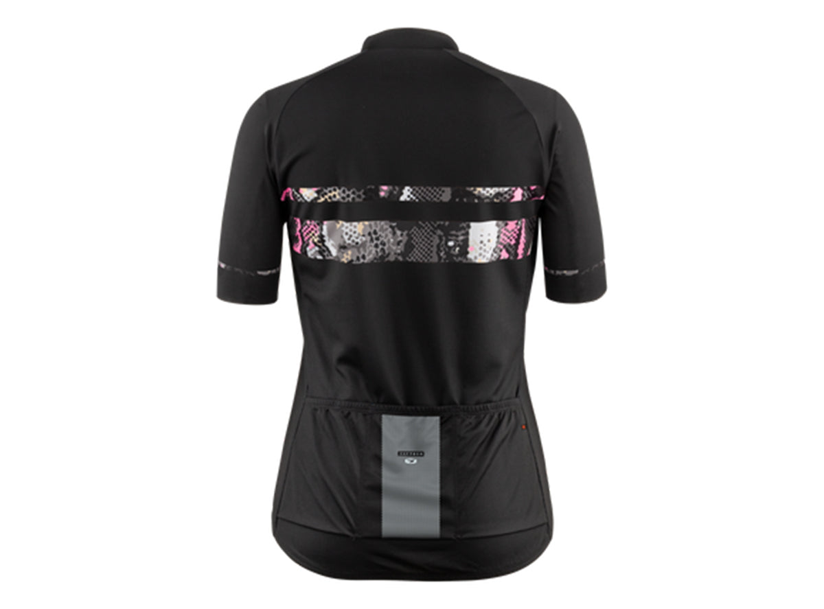 Sugoi Evolution Zap 2 Short Sleeve Jersey - Womens - Black-Snake