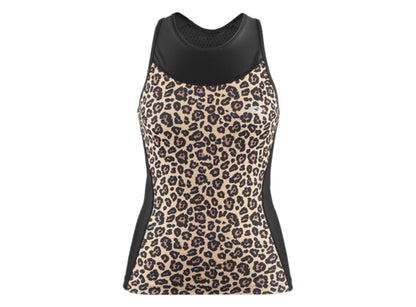 Sugoi RPM Tri Racerback Tank - Womens - Black-Leopard Black - Leopard X-Small 