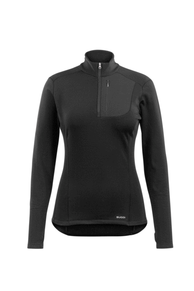 Sugoi Midzero Zip Top - Womens - Black Black X-Small 