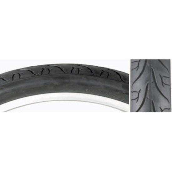 Sunlite Slick 24" Wire Tire - Black Black 3.0" 