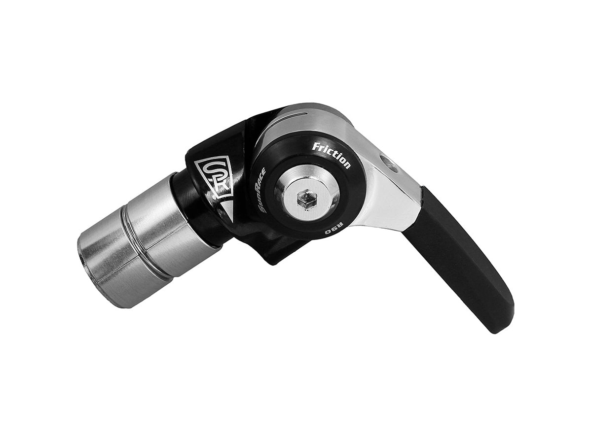 Sunrace SL-R96 9 Spd Bar End Shifter Silver - Black Right Hand - Rear 