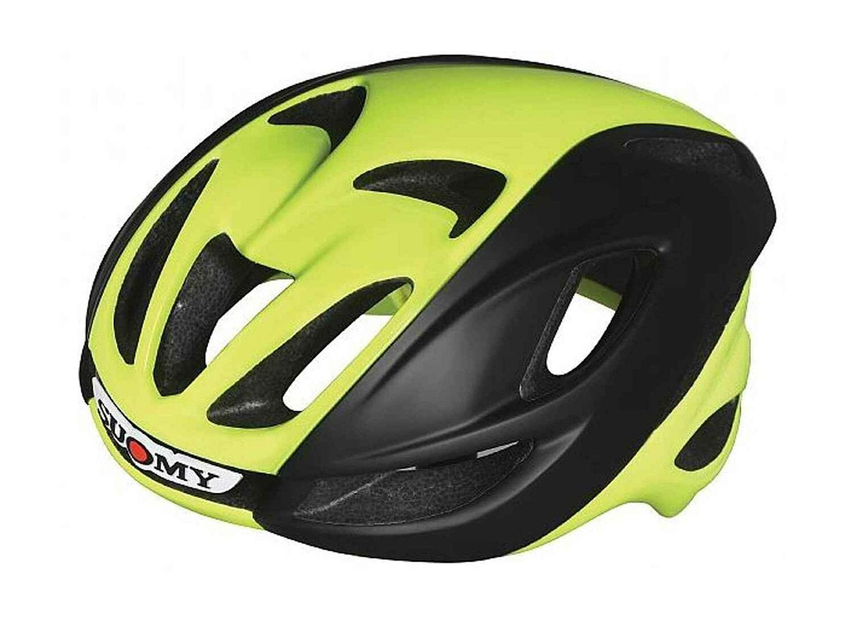 Suomy Glider Road Helmet - Flo Yellow-Matt Black Flo Yellow - Matt Black Small/Medium 