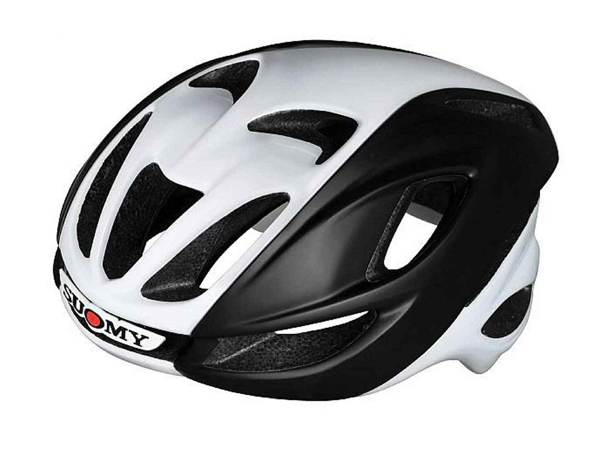 Suomy Glider Road Helmet - White-Matt Black White - Matt Black Small/Medium 