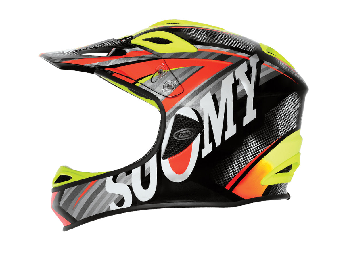 Suomy Jumper Carbon Full Face Helmet - Flash Orange Flash Orange Graphic Large 