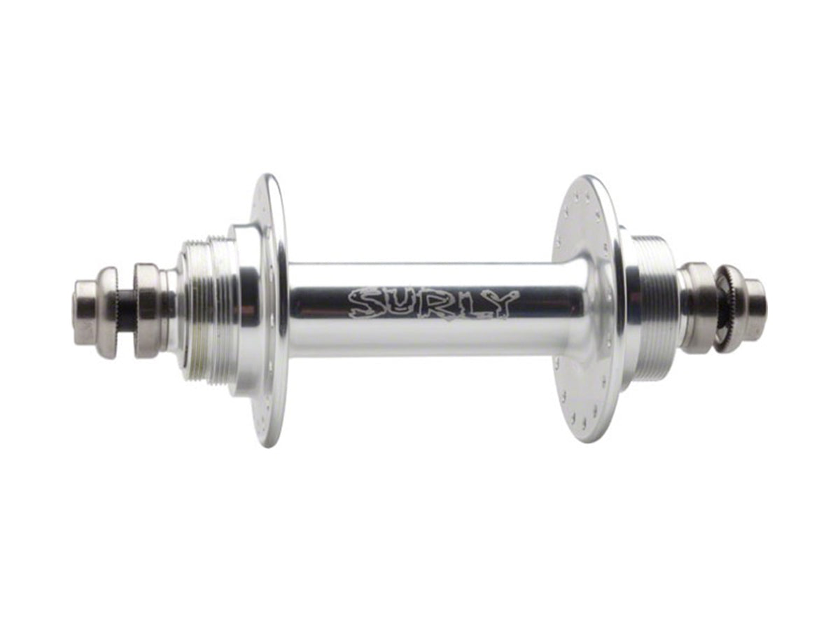 Surly Ultra New Rear Fix/Free Non Disc Hub Silver 32h - OLD 130 