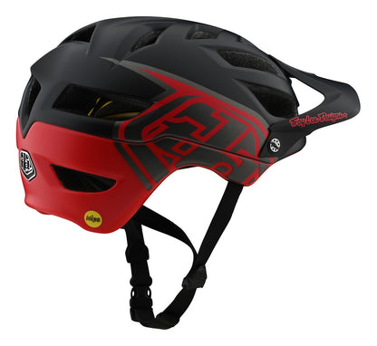 Troy Lee Designs A1 MIPS MTB Helmet - Classic - Black-Red