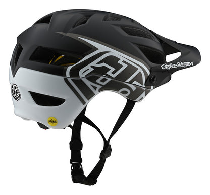 Troy Lee Designs A1 MIPS MTB Helmet - Classic - Black-White - 2020