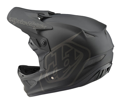 Troy Lee Designs D3 Fiberlite Full Face Helmet - Mono Black