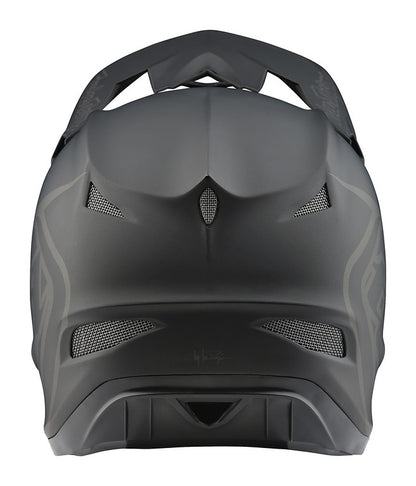Troy Lee Designs D3 Fiberlite Full Face Helmet - Mono Black