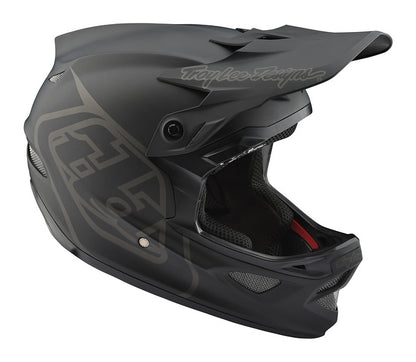 Troy Lee Designs D3 Fiberlite Full Face Helmet - Mono Black
