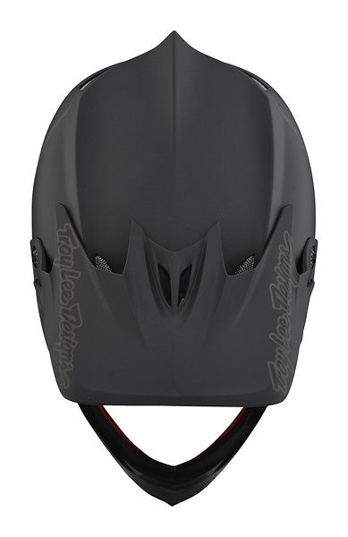 Troy Lee Designs D3 Fiberlite Full Face Helmet - Mono Black