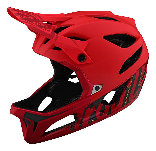 Troy Lee Designs Stage Full Face Helmet - MIPS - Signature - Red - 2022 Red X-Small/Small 