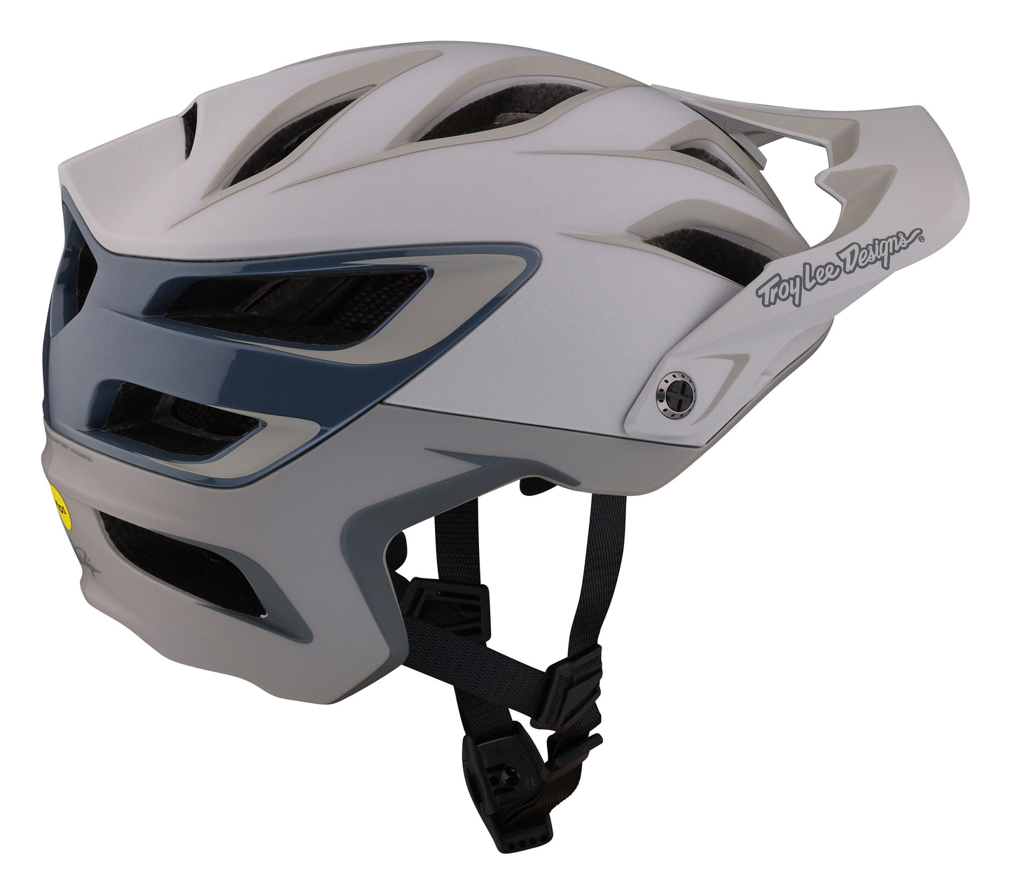 Troy Lee Designs A3 MTB Helmet with MIPS - Uno - Light Gray - 2023
