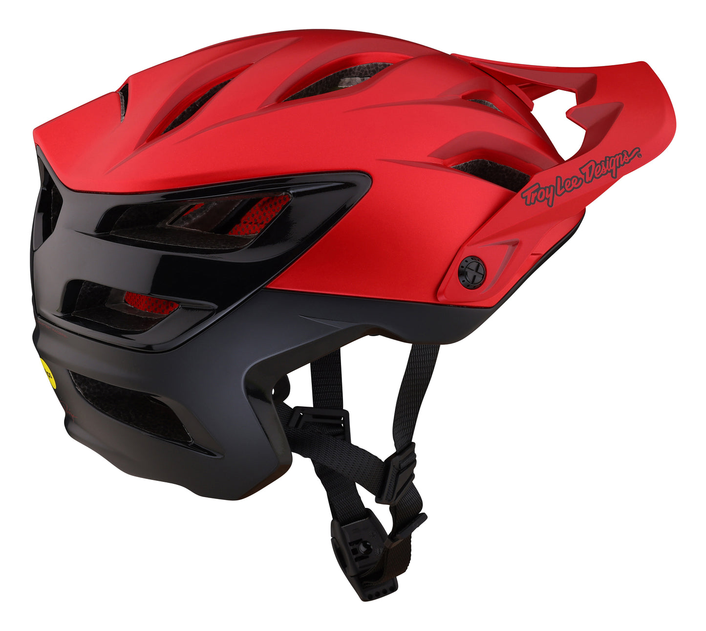 Troy Lee Designs A3 MTB Helmet with MIPS - Uno - Red
