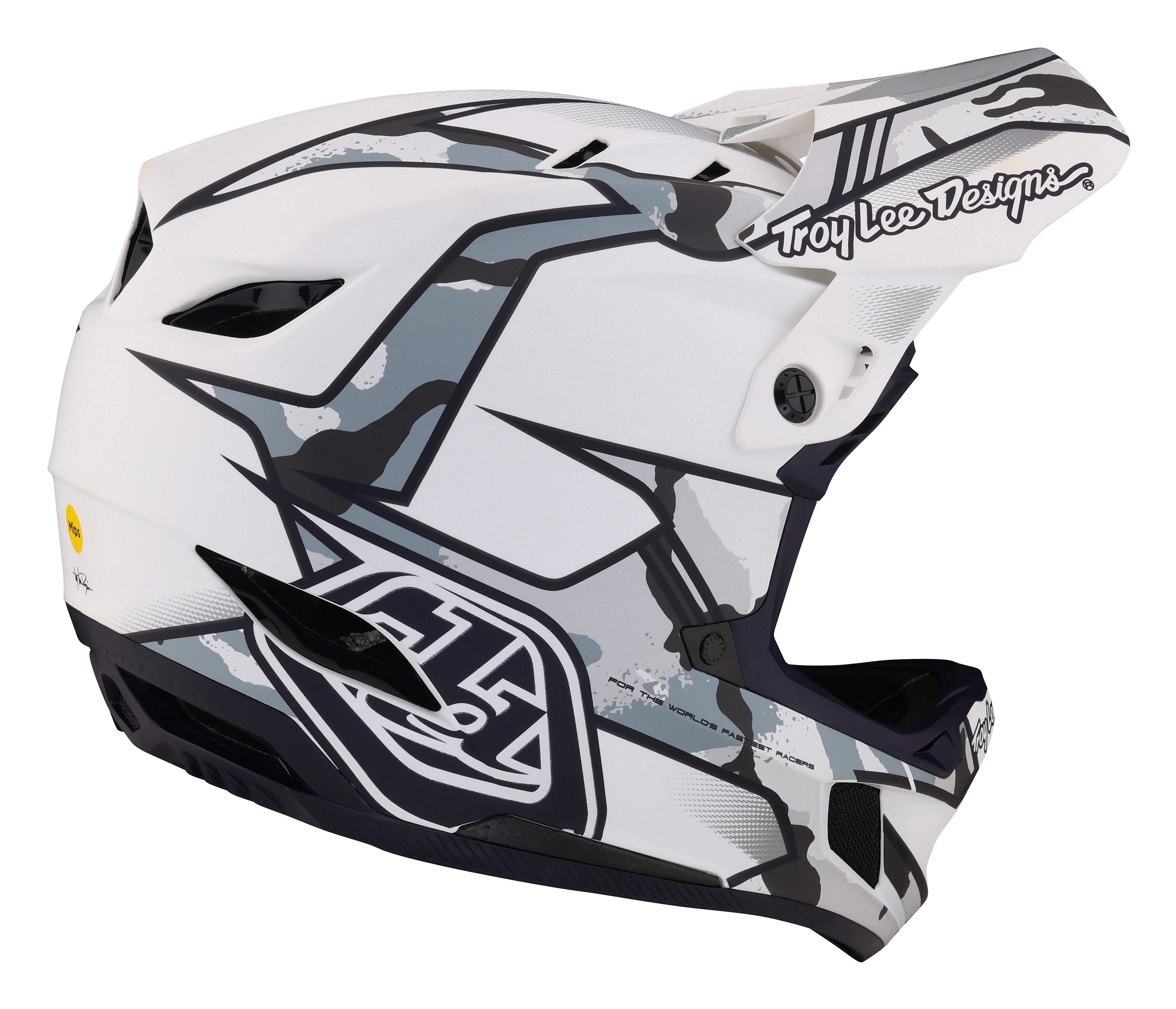 Troy Lee Designs D4 Composite Full Face Helmet with MIPS - Matrix