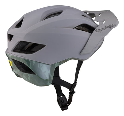 Troy Lee Designs Flowline SE MTB Helmet with MIPS - Radian Camo - Gray-Army Green