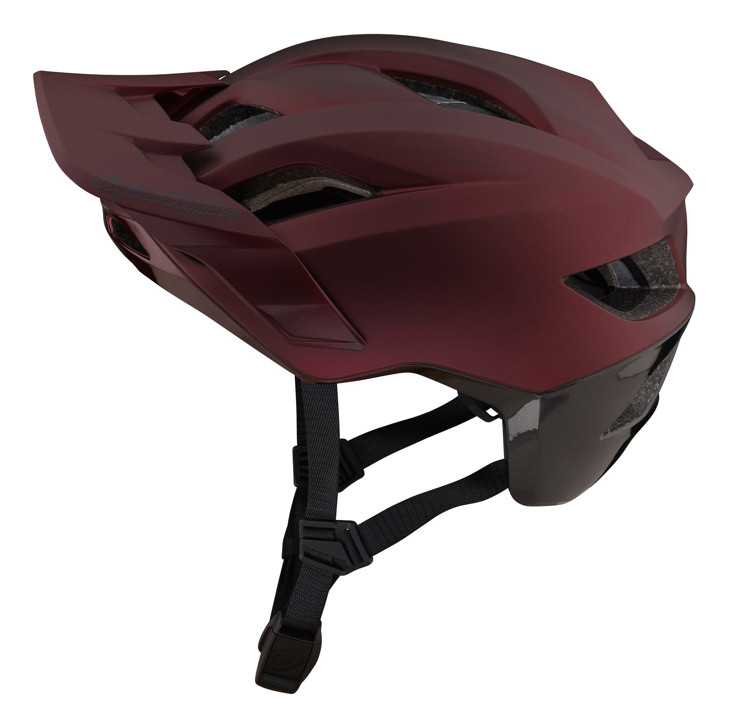 Troy Lee Designs Flowline SE MTB Helmet with MIPS - Radian - Burgundy-Charcoal - 2023