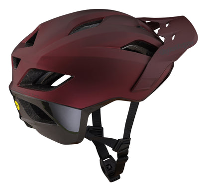 Troy Lee Designs Flowline SE MTB Helmet with MIPS - Radian - Burgundy-Charcoal - 2023