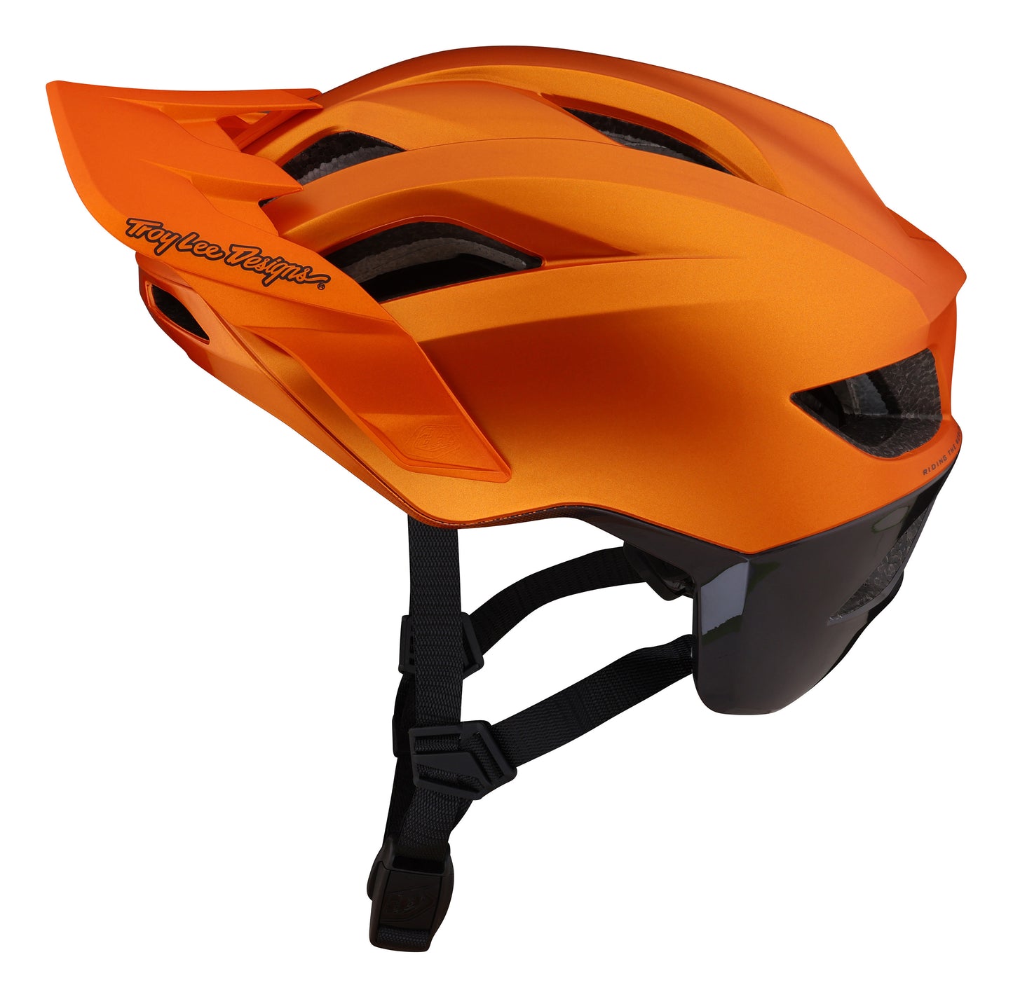 Troy Lee Designs Flowline SE MTB Helmet with MIPS - Radian - Orange-Dark Gray - 2023
