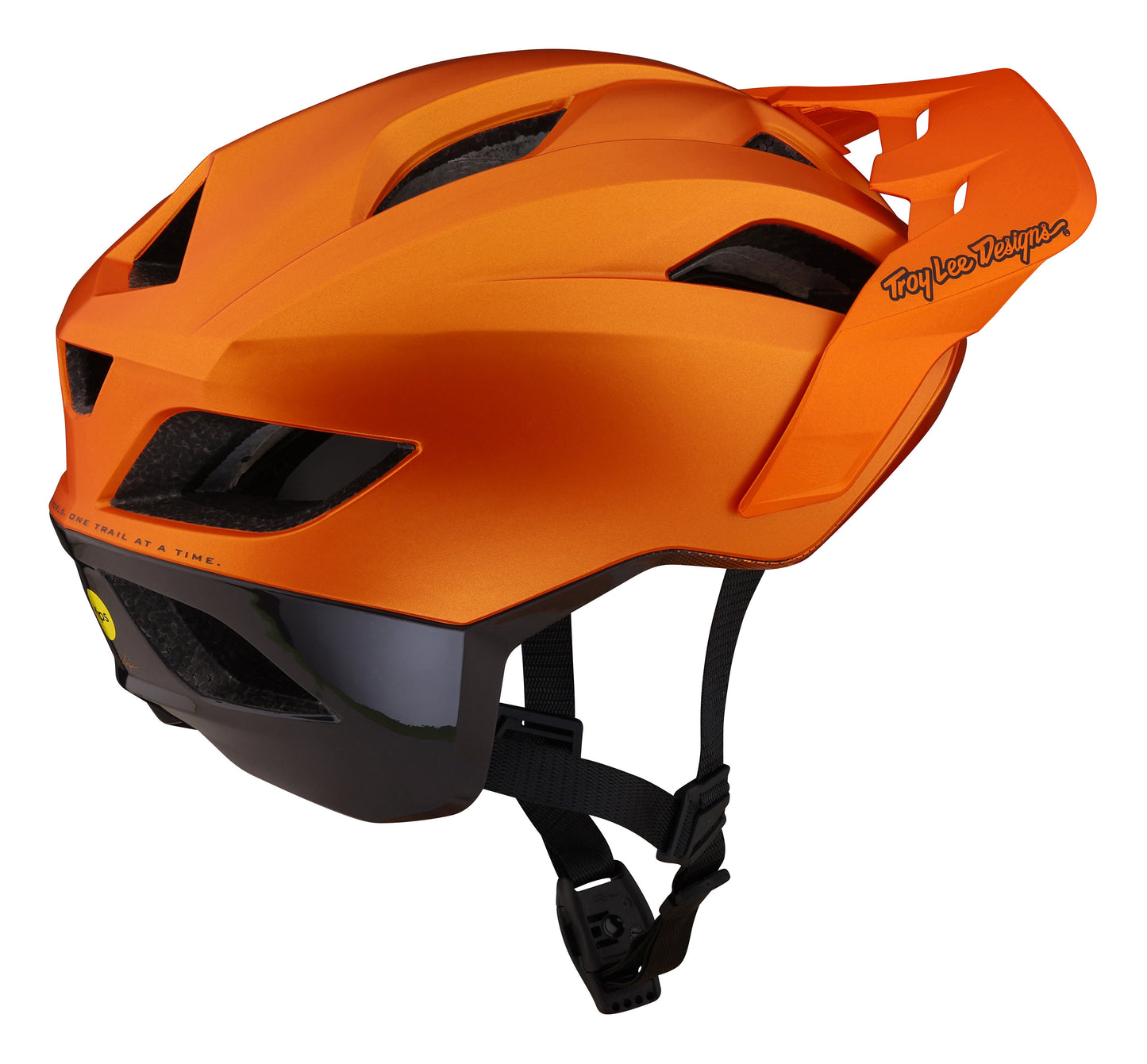 Troy Lee Designs Flowline SE MTB Helmet with MIPS - Radian - Orange-Dark Gray - 2023