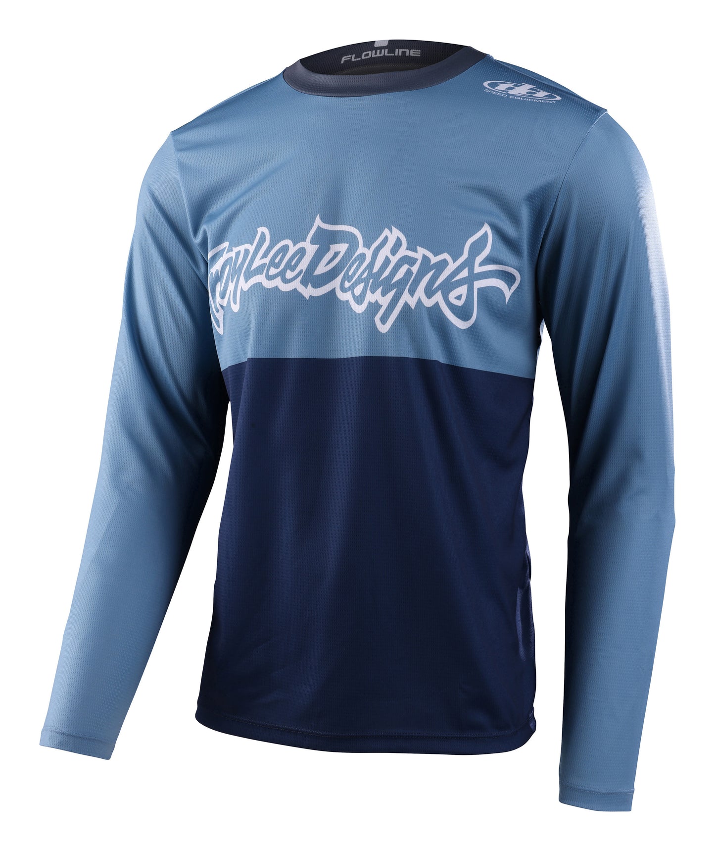 Troy Lee Designs Flowline Long Sleeve MTB Jersey - Scripter - Windward - 2023