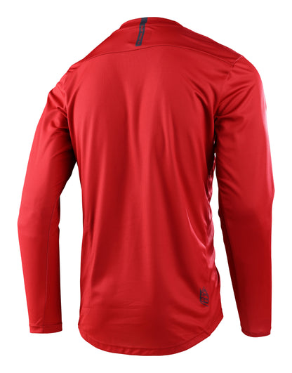 Troy Lee Designs Flowline Long Sleeve MTB Jersey - Baked Apple - 2023