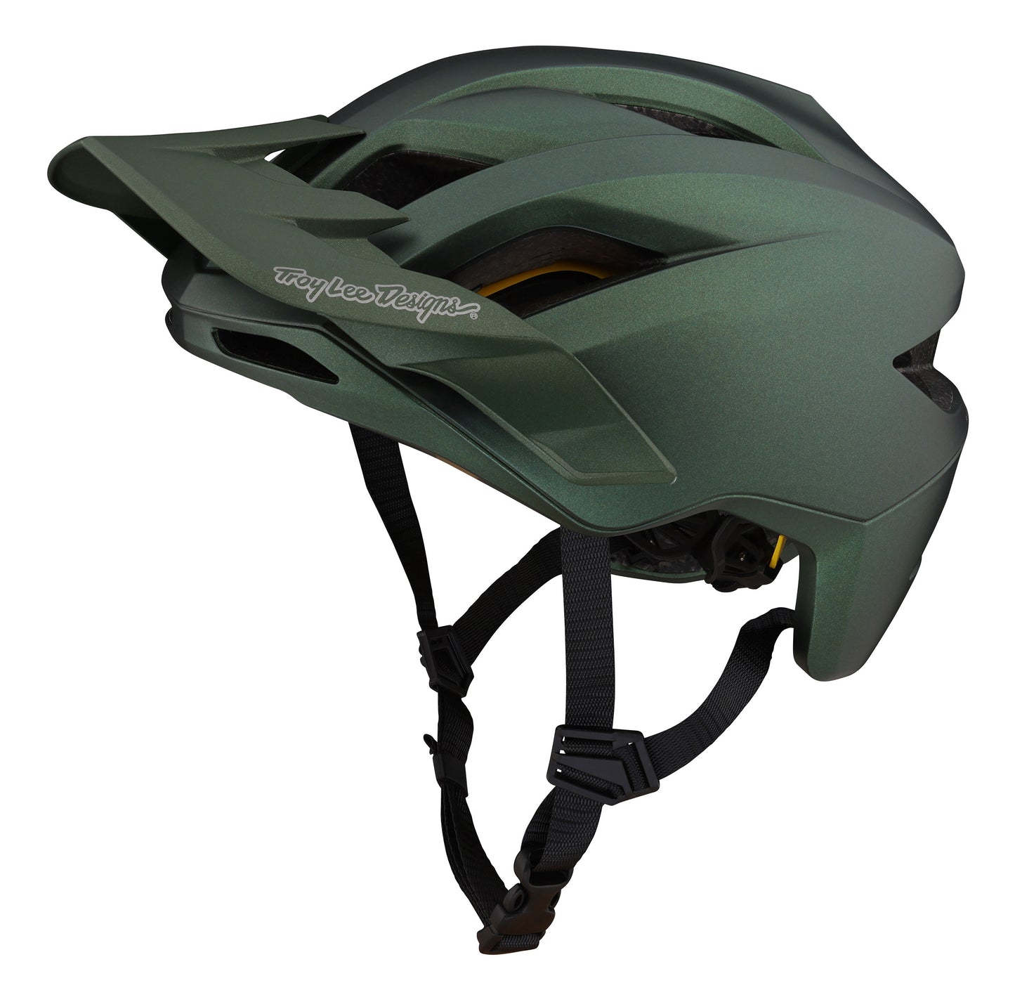 Troy Lee Designs Flowline MTB Helmet with MIPS - Orbit - Forest Green - 2023