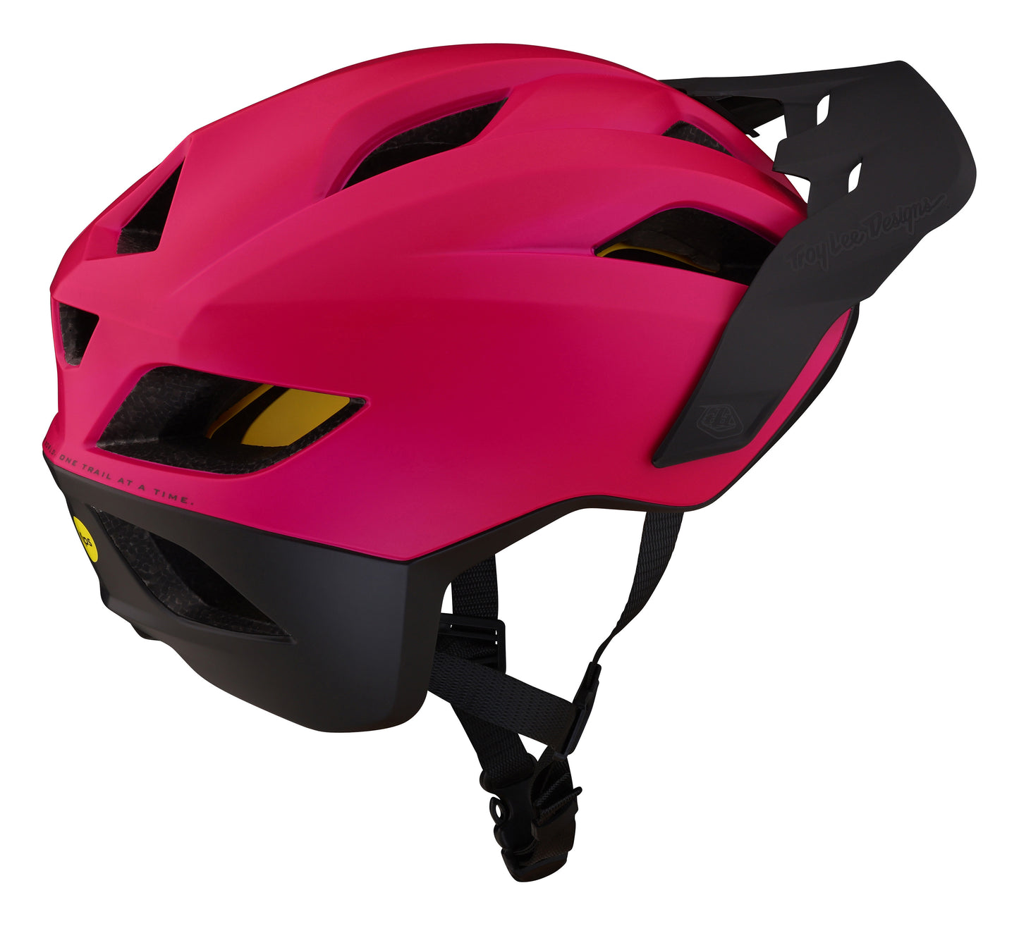 Troy Lee Designs Flowline MTB Helmet with MIPS - Orbit - Magenta-Black - 2023
