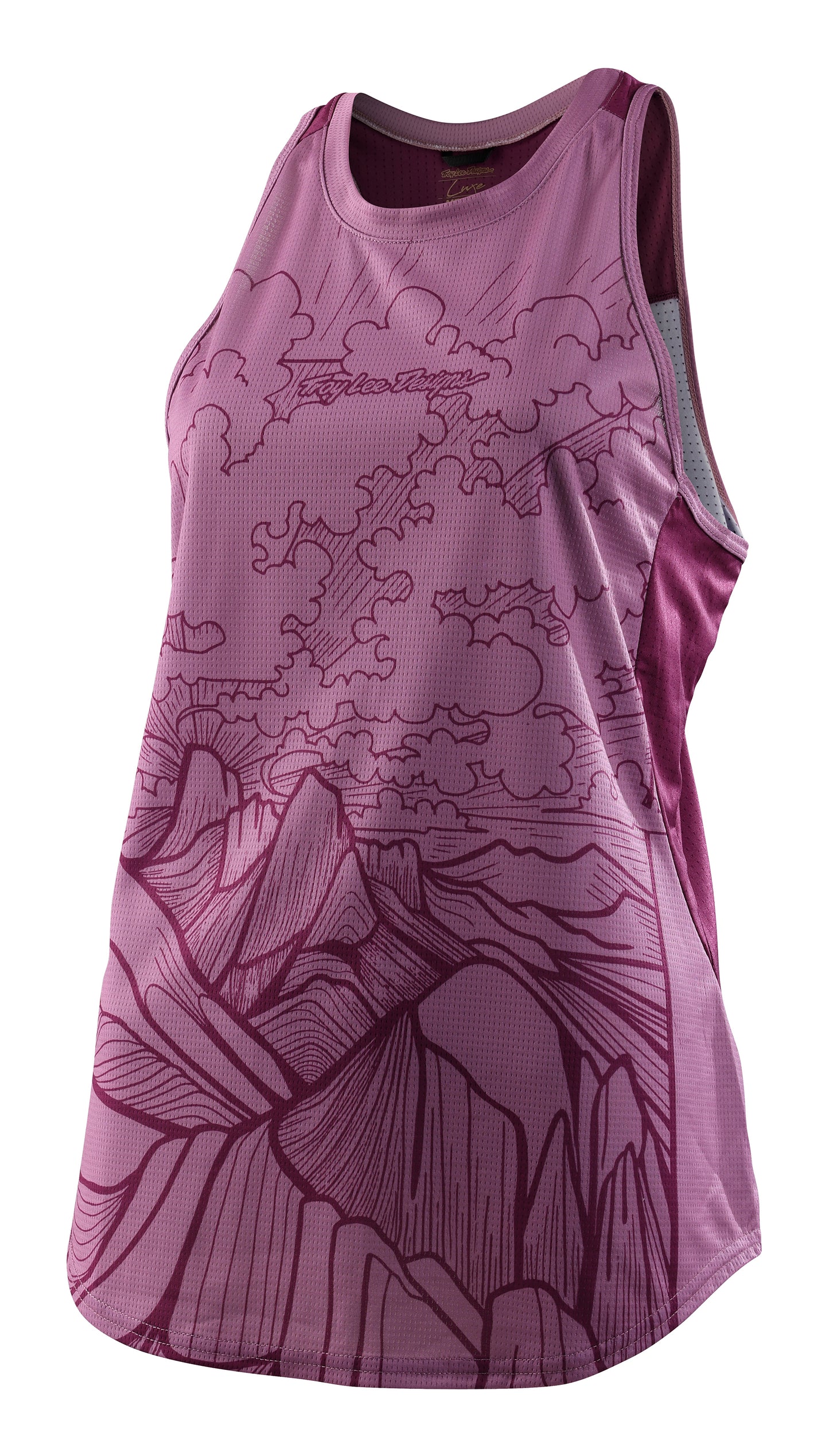Troy Lee Designs Luxe Tank - Womens - Micayla Gatto - Rosewood