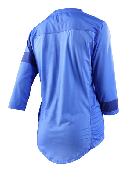 Troy Lee Designs Mischief 3/4 Sleeve MTB Jersey - Womens - Split Stripe - Wildflower