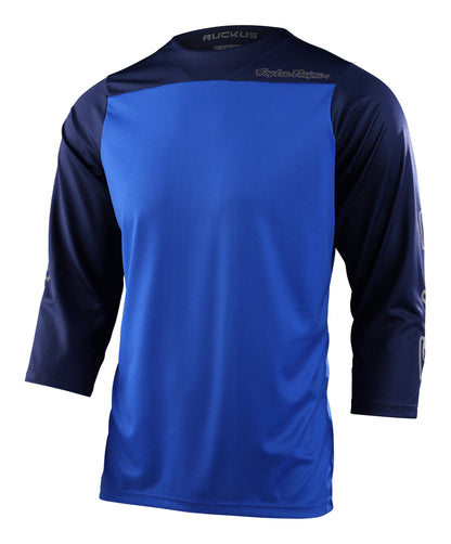 Troy Lee Designs Ruckus 3/4 Sleeve MTB Jersey - Solid - Navy - 2023