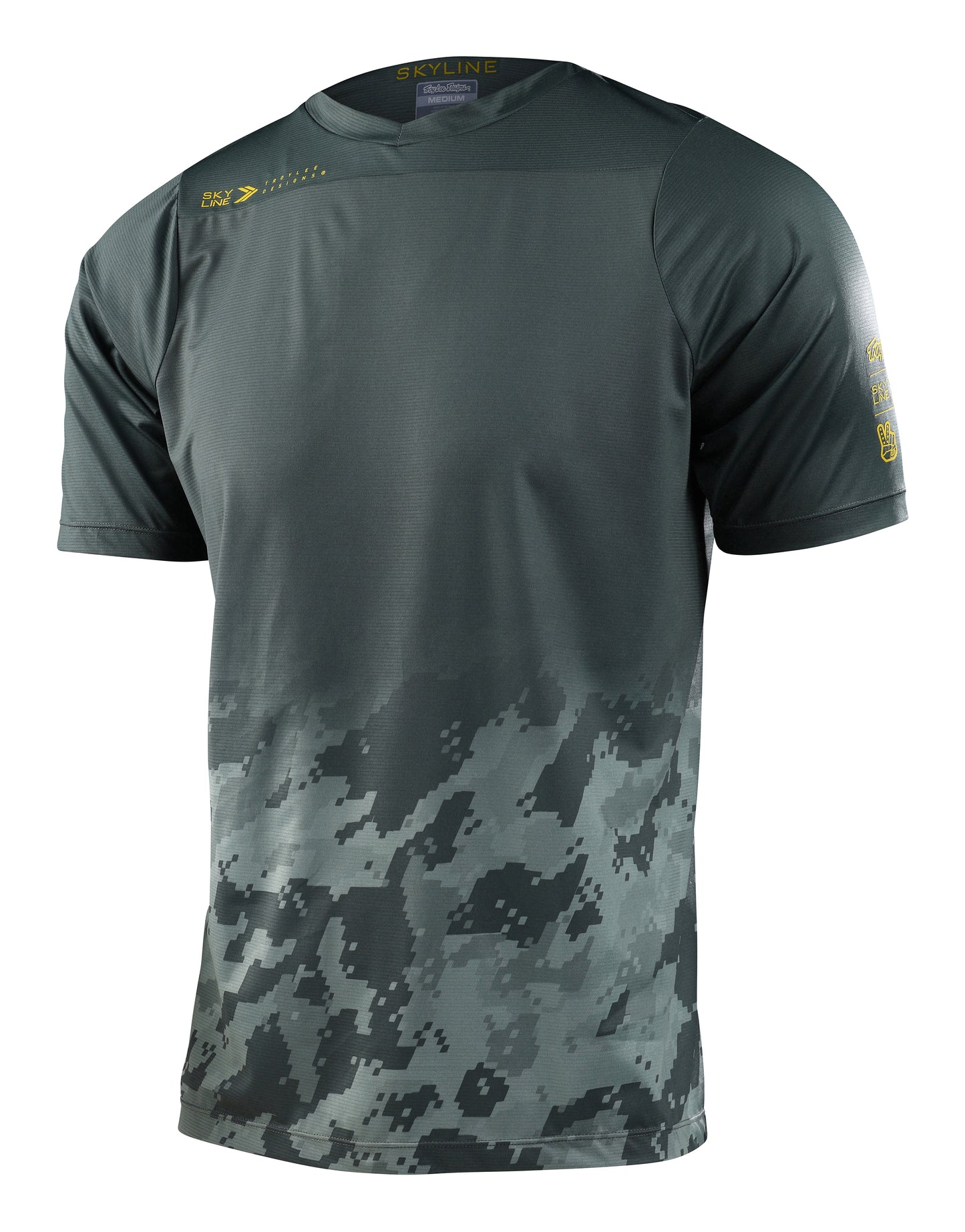 Troy Lee Designs Skyline Short Sleeve MTB Jersey - Fader - Digi Green - 2023