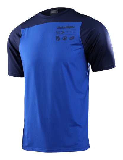 Troy Lee Designs Skyline Short Sleeve MTB Jersey - True Blue - 2023