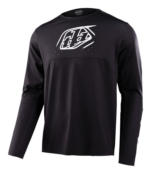 Troy Lee Designs Sprint Long Sleeve MTB Jersey - Icon - Black
