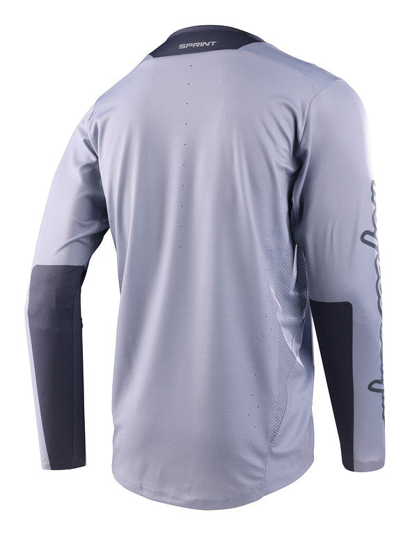 Troy Lee Designs Sprint Long Sleeve MTB Jersey - Icon - Cement - 2023